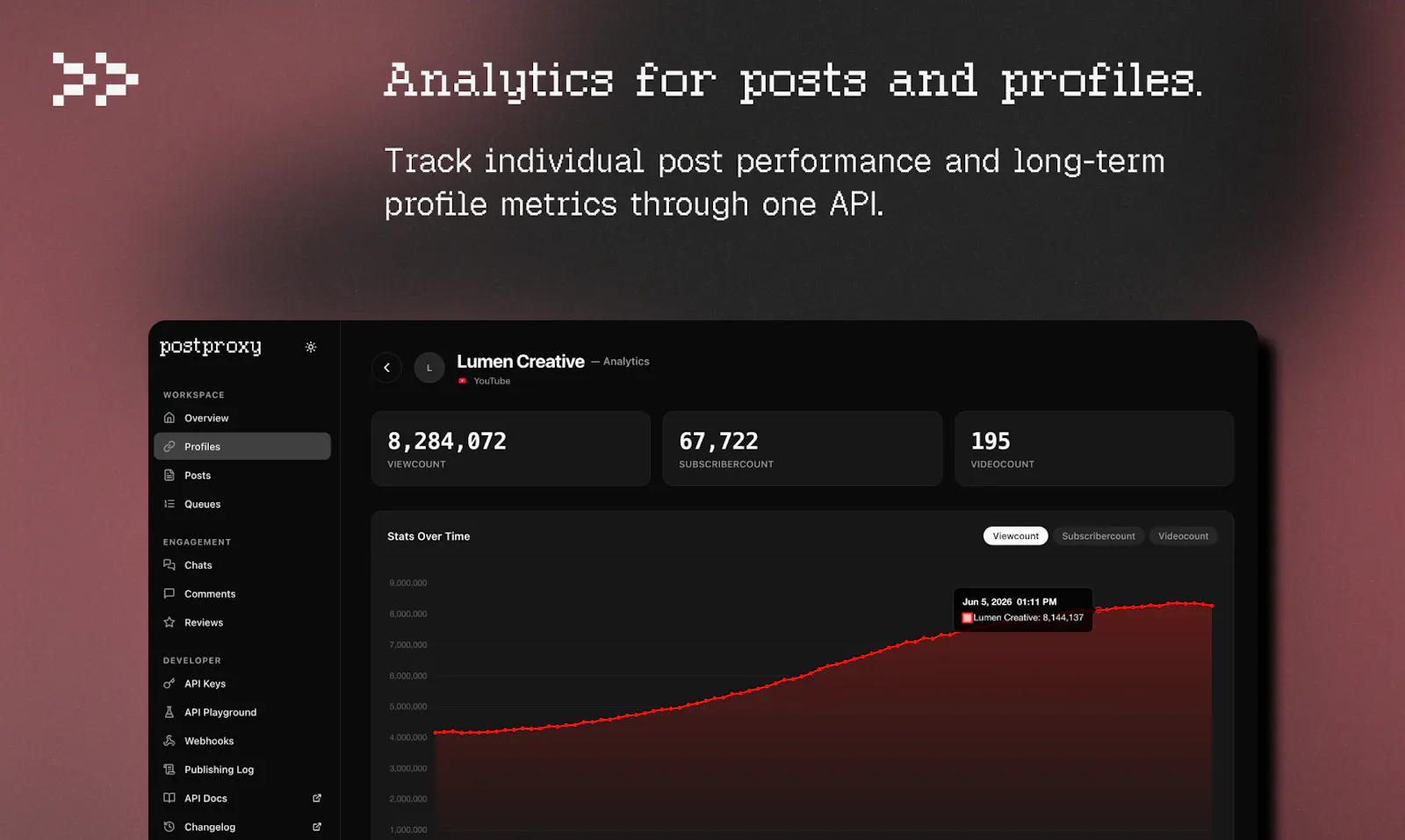 Postproxy - Engagement API screenshot 5