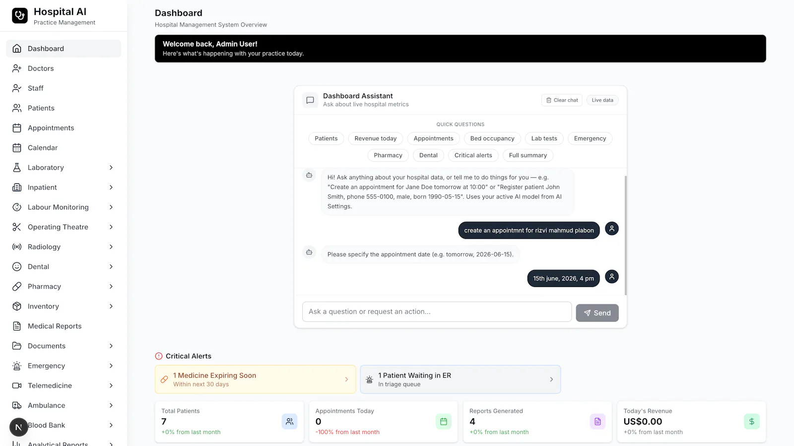 Hospital OS screenshot 2