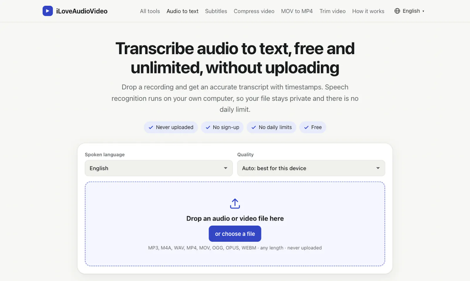 iLoveAudioVideo screenshot 3