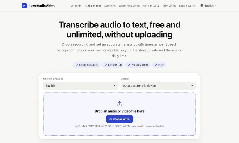 iLoveAudioVideo screenshot 3