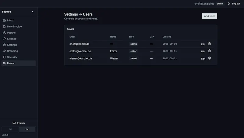 Factura screenshot 8