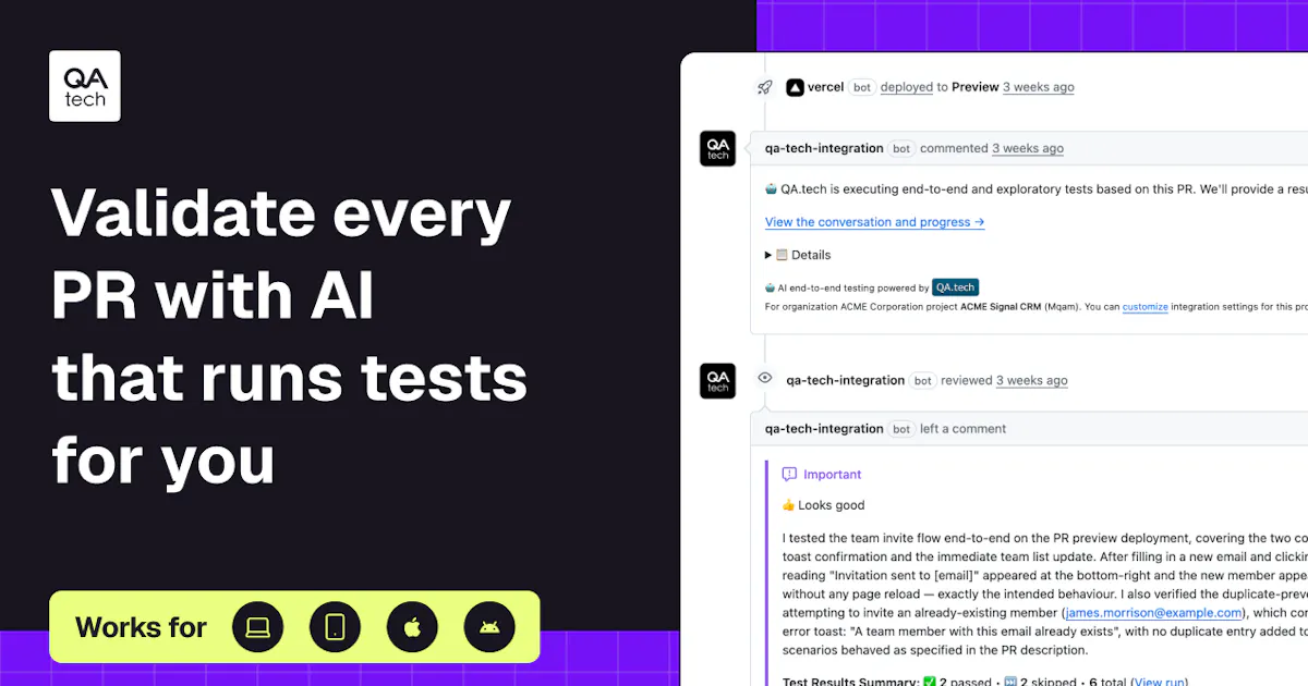 Visual PR Testing with AI