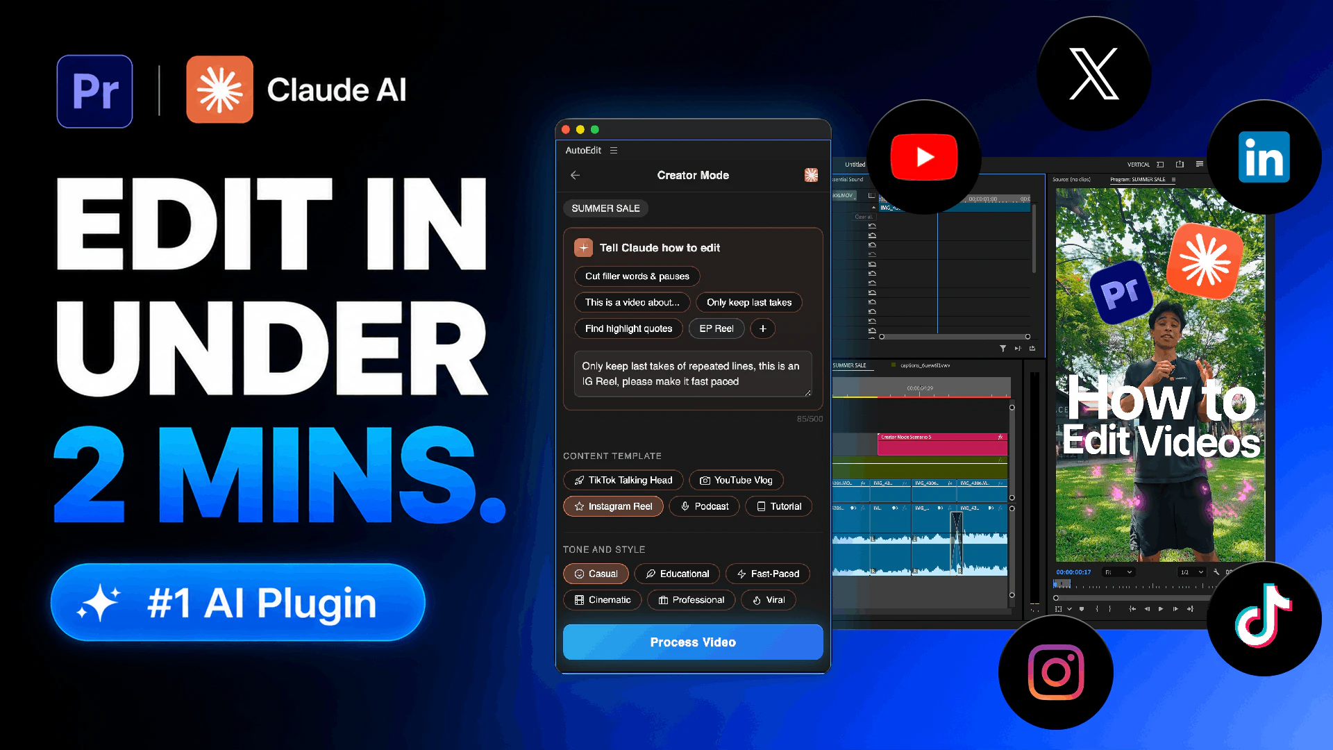 AutoEdit Content Creator Mode screenshot 1