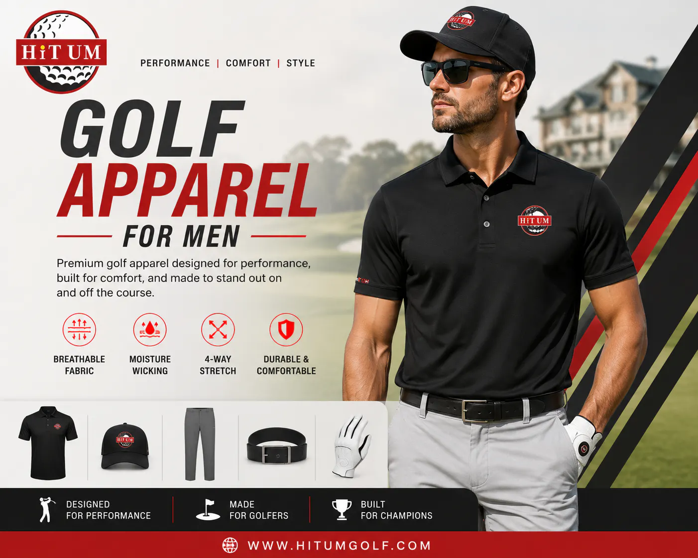 Premium Golf Apparel for Men