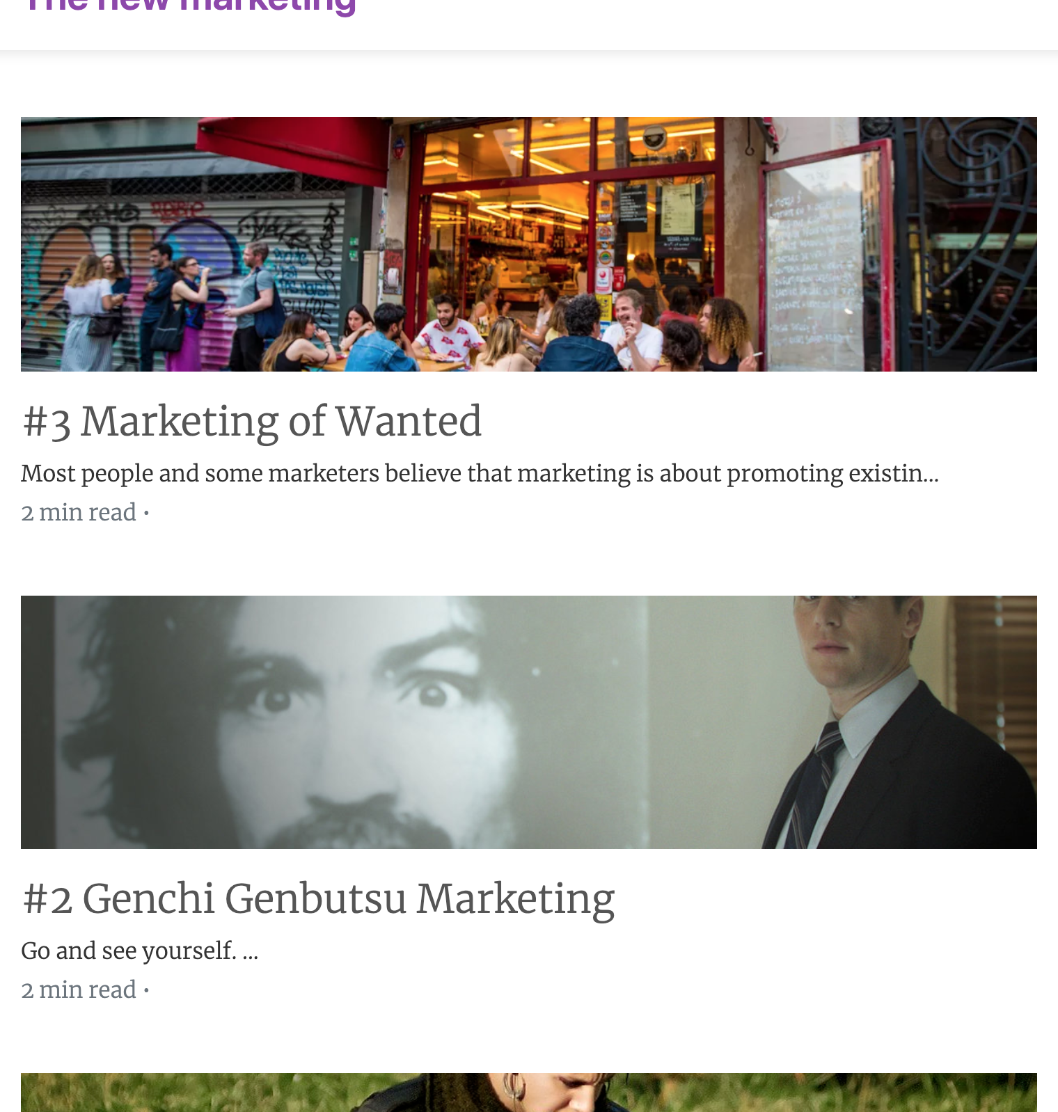 Blog platform for founders gallery image