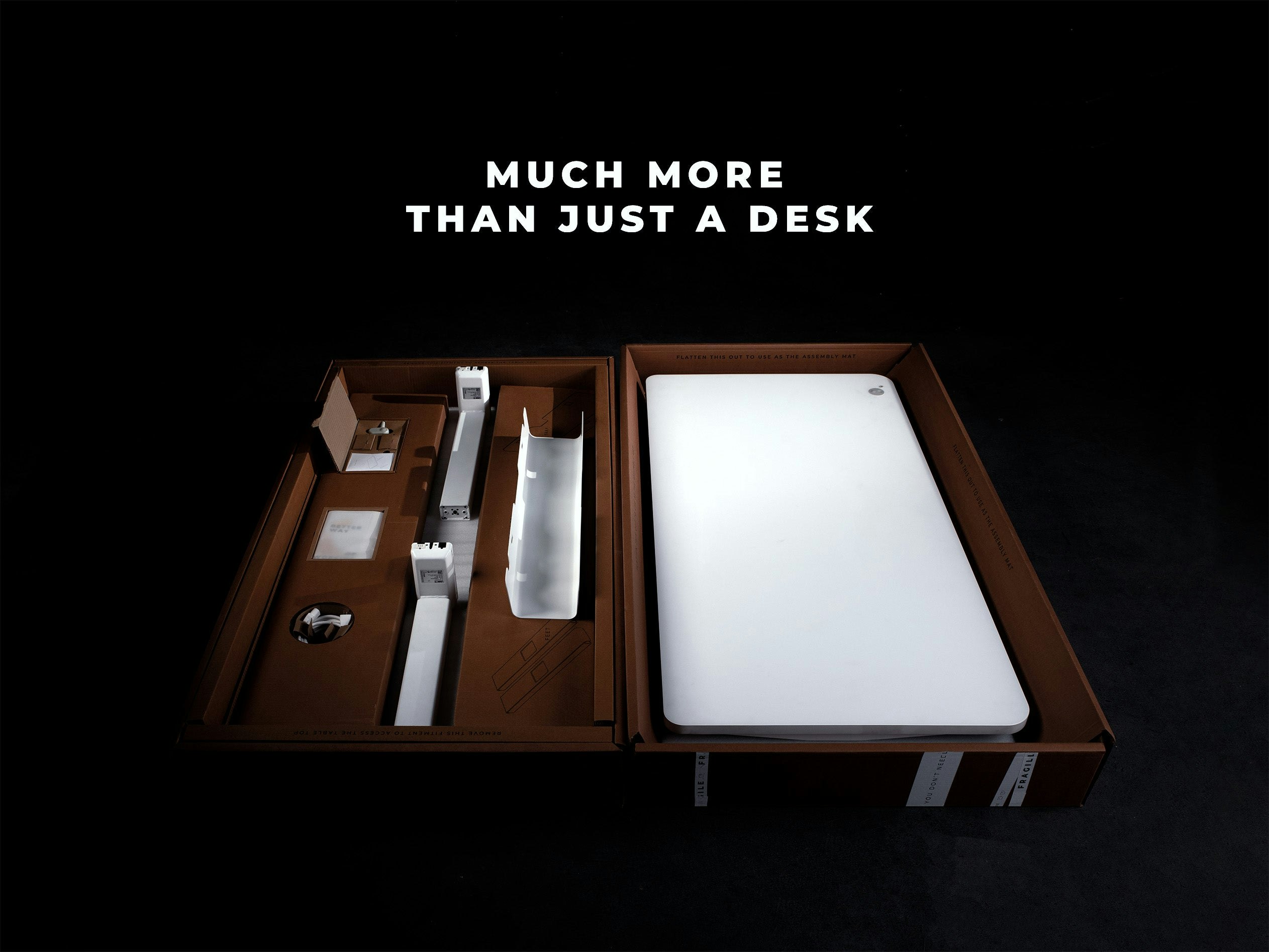 Houtskool bureau - Bekroonde staande bureau die de productiviteit verhoogt media 7
