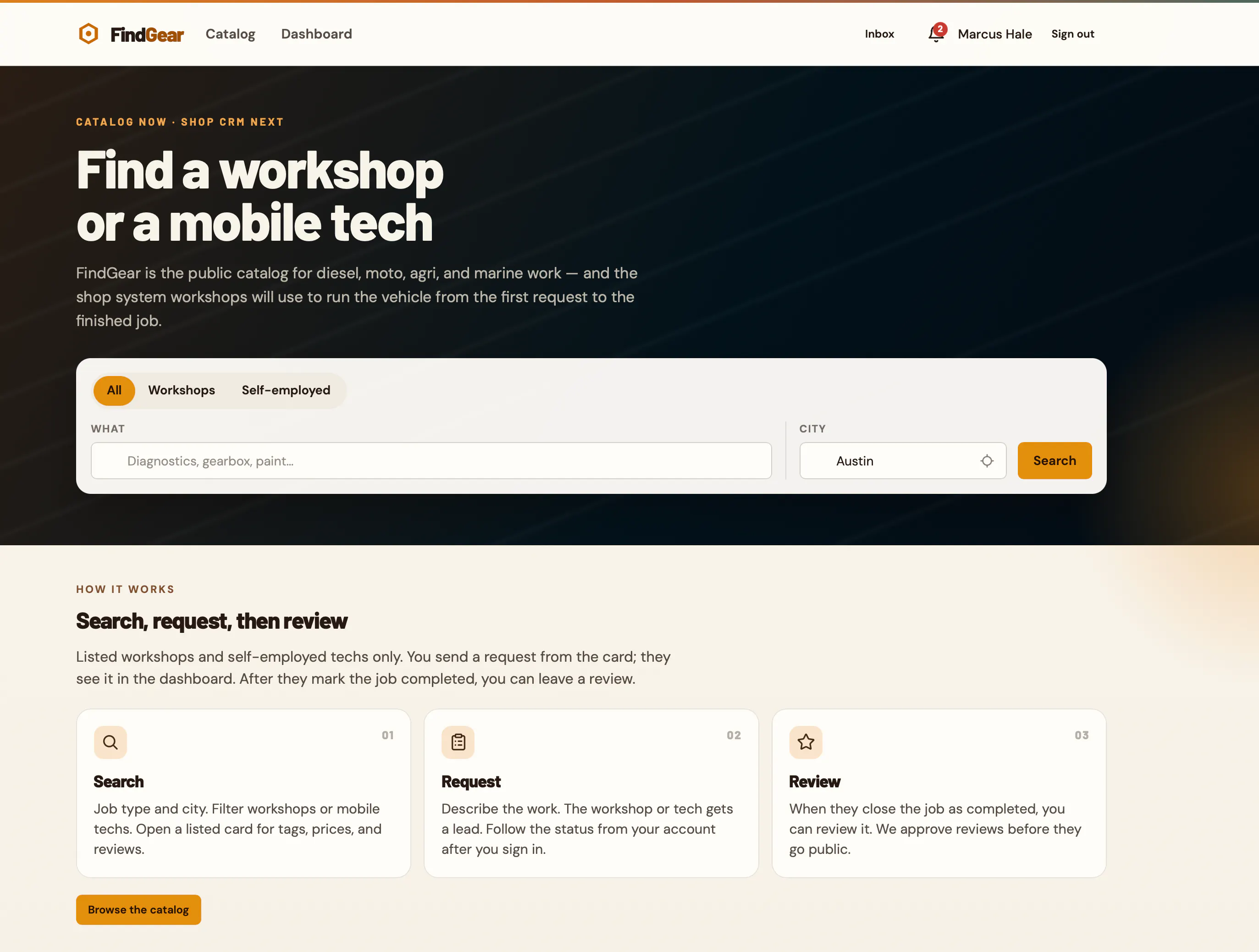 FindGear product banner