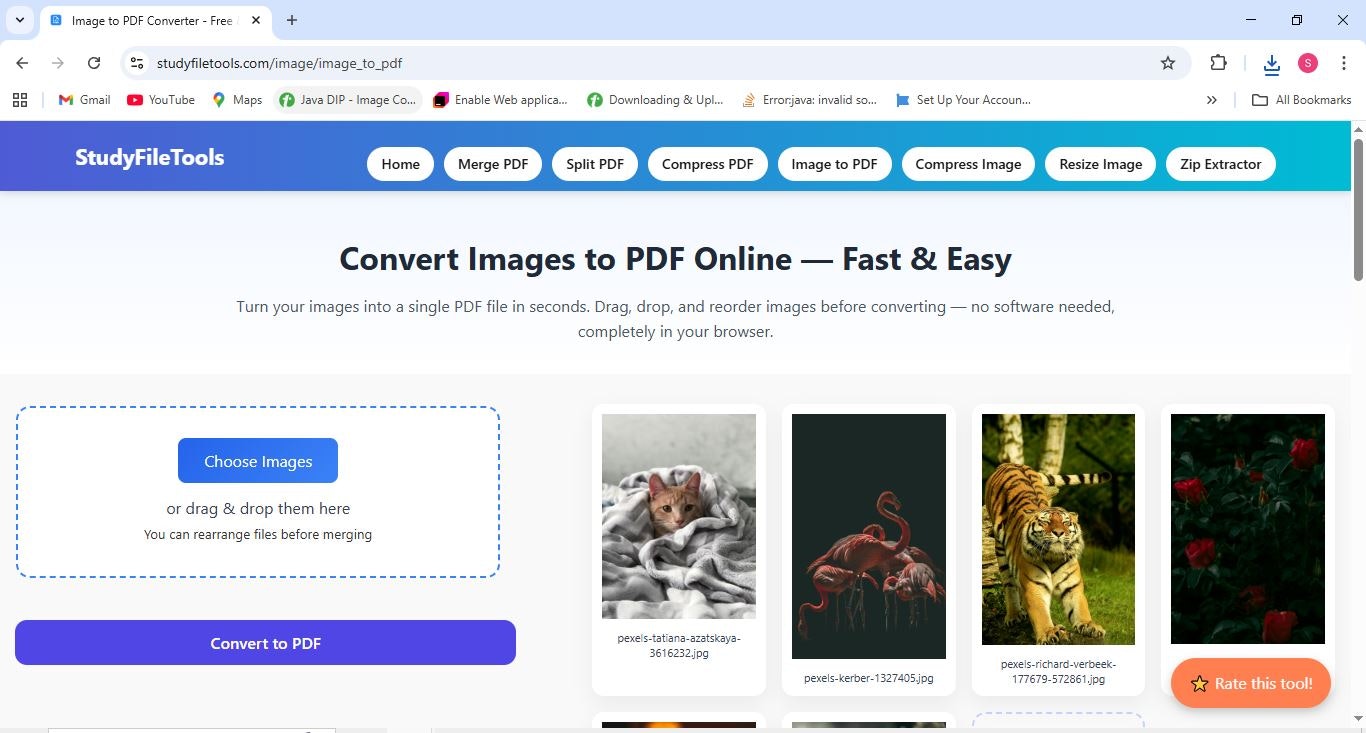 StudyFileTools — PDF, Image & File Tools gallery image