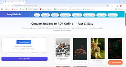 StudyFileTools — PDF, Image & File Tools gallery image