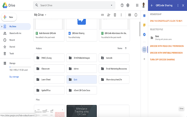 G QR Code Sharing for Google Drive gallery image