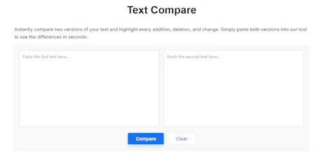 Text Compare Tool gallery image