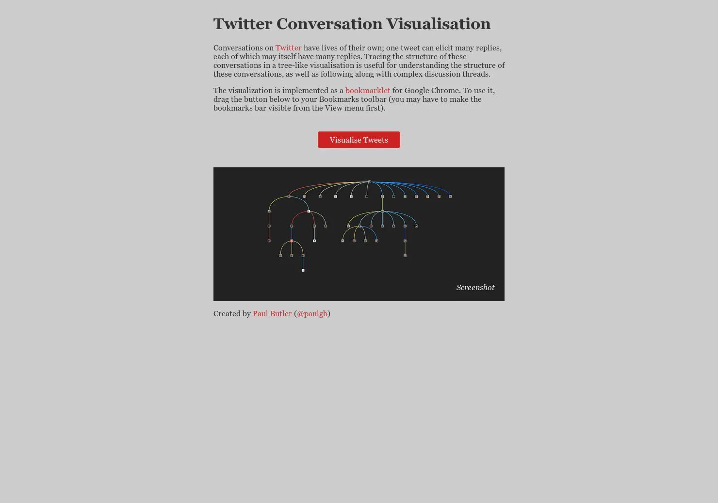 Twitter Conversation Vis