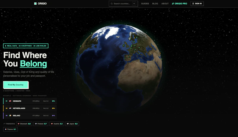 Origio screenshot 1