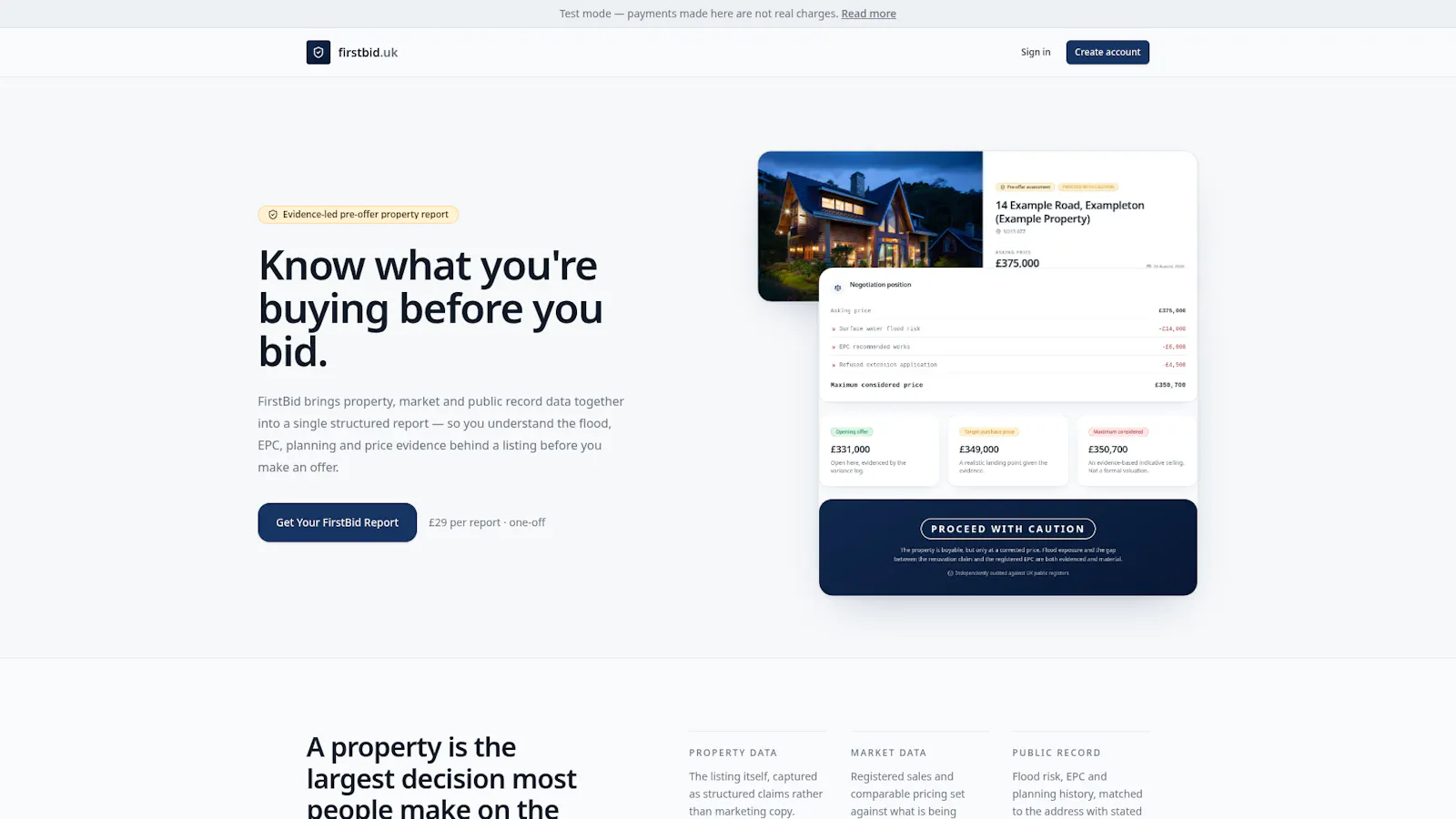 firstbid.uk screenshot 1
