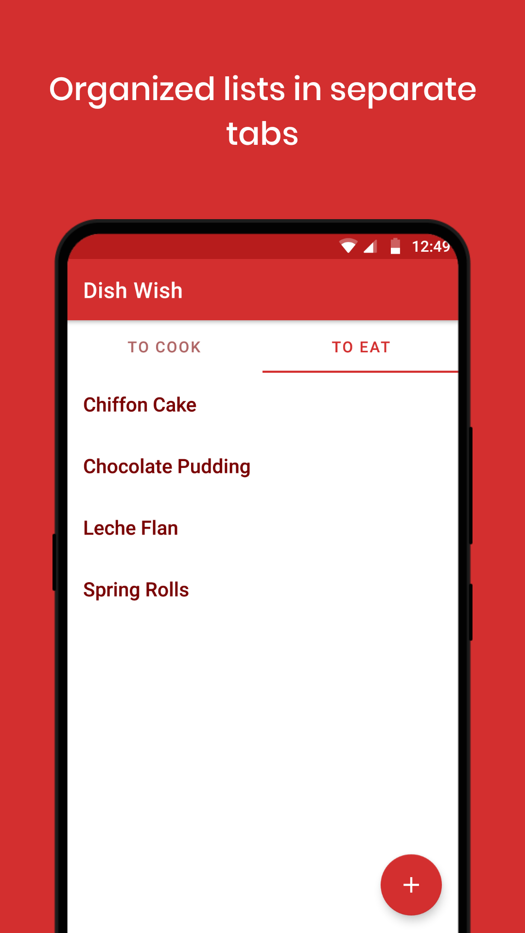 Dish Wish: Wish List App for Food gallery image