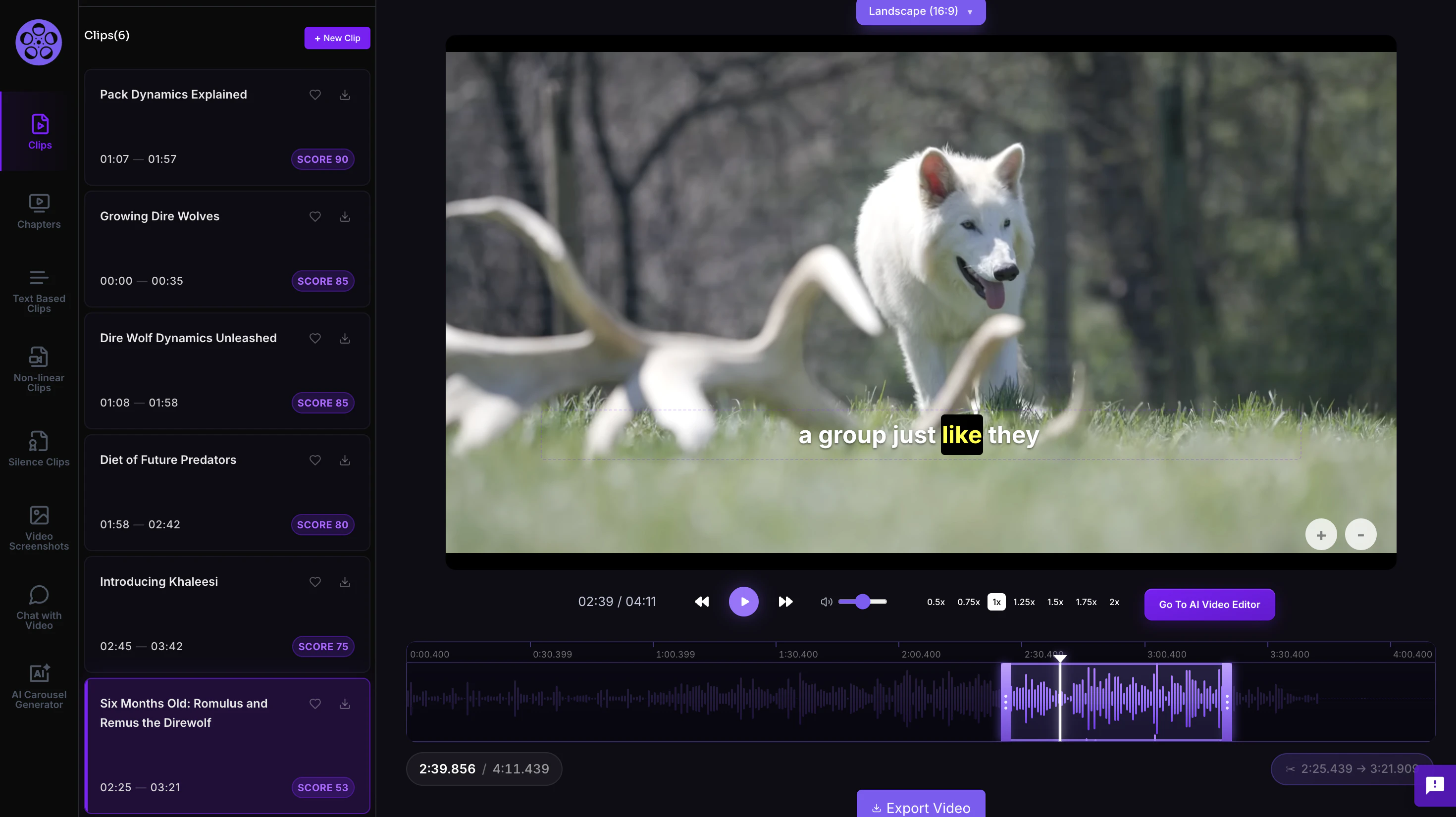 Clipo AI — One Video, 20 Content Pieces screenshot 1