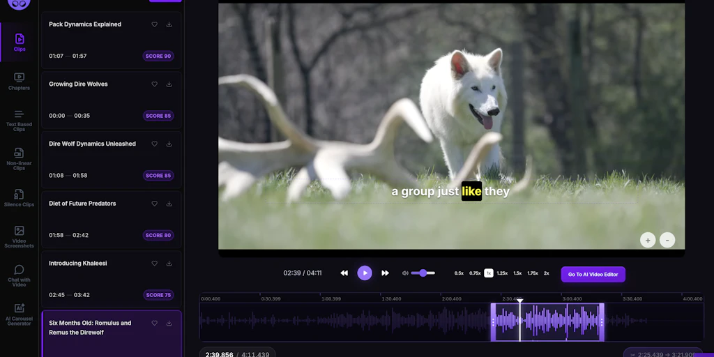 Clipo AI — One Video, 20 Content Pieces