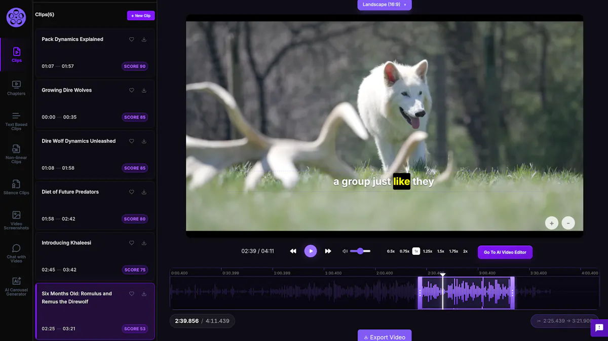 Clipo AI — One Video, 20 Content Pieces