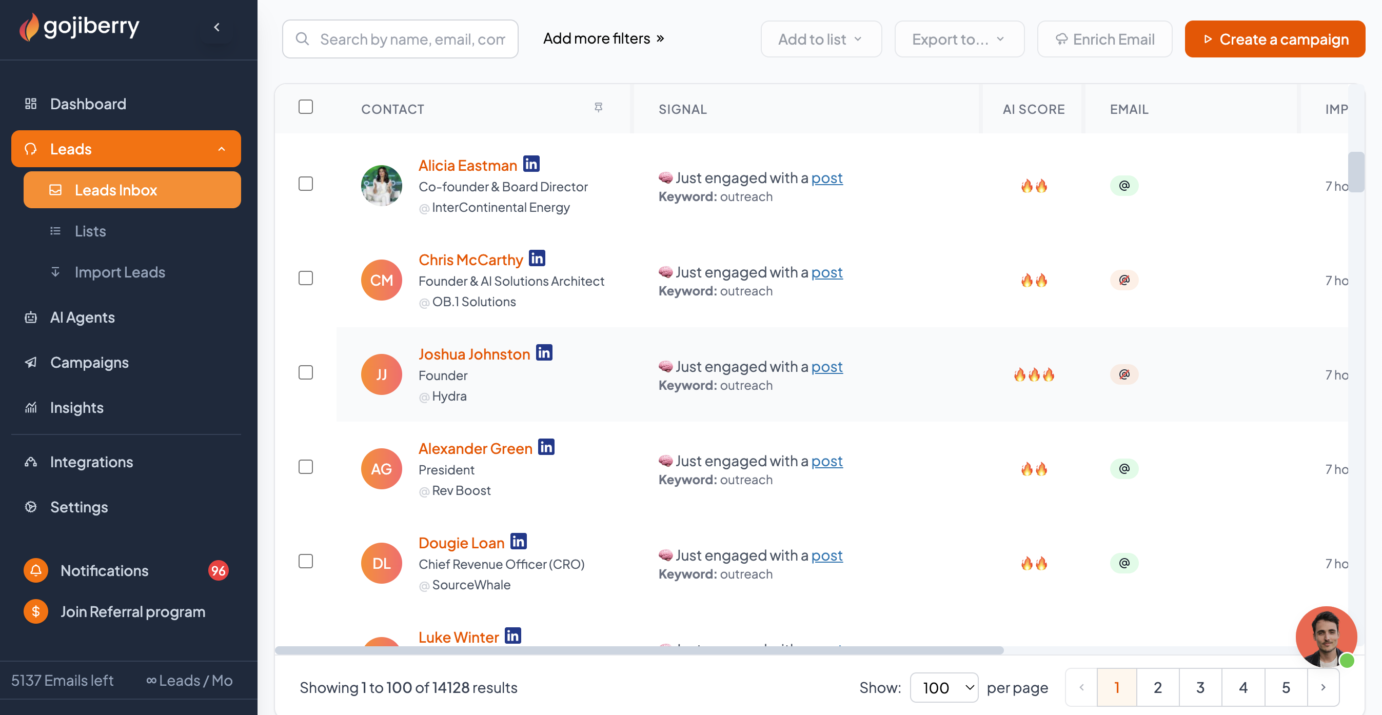 Gojiberry AI  - Screenshot 3 showing product features and functionality