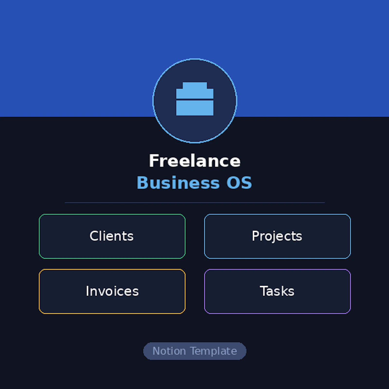 Freelance Business OS Notion Template screenshot 2