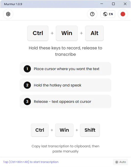 Murmur – Offline Speech to Text gallery image