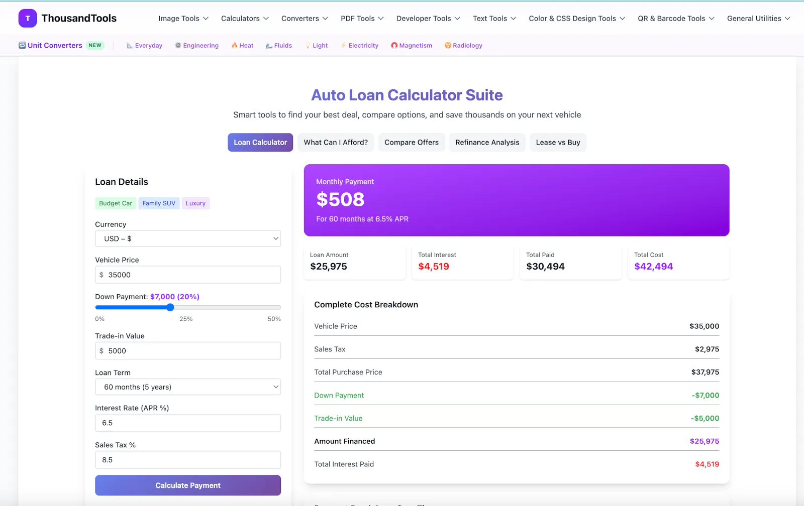 ThousandTools screenshot 5