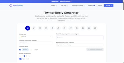 Twitter Reply Generator gallery image