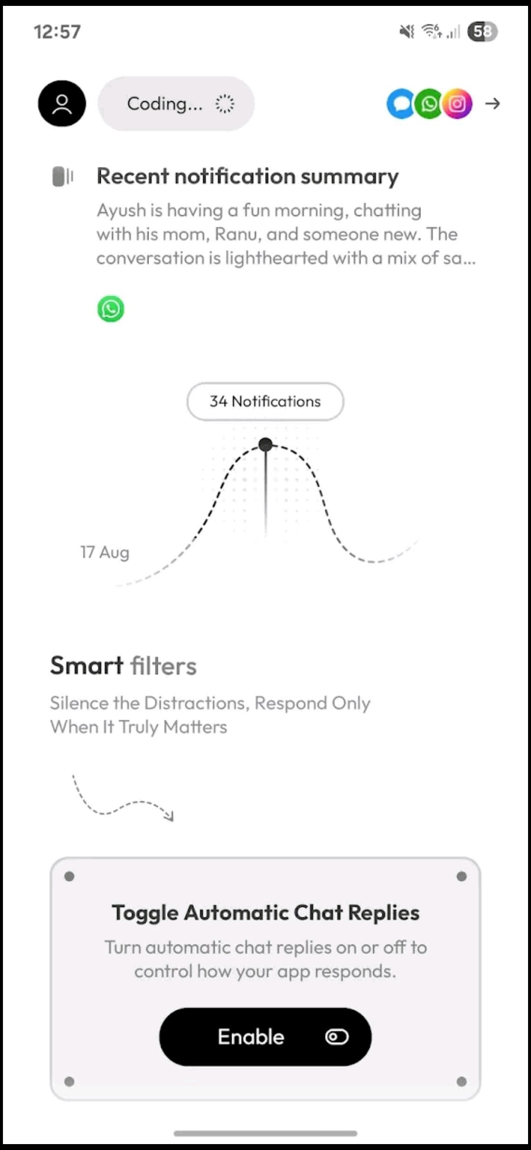 Média Bonjour - plus de non-lues! - Smart répond qui fonctionnent partout où vous obtenez des notifications. 2