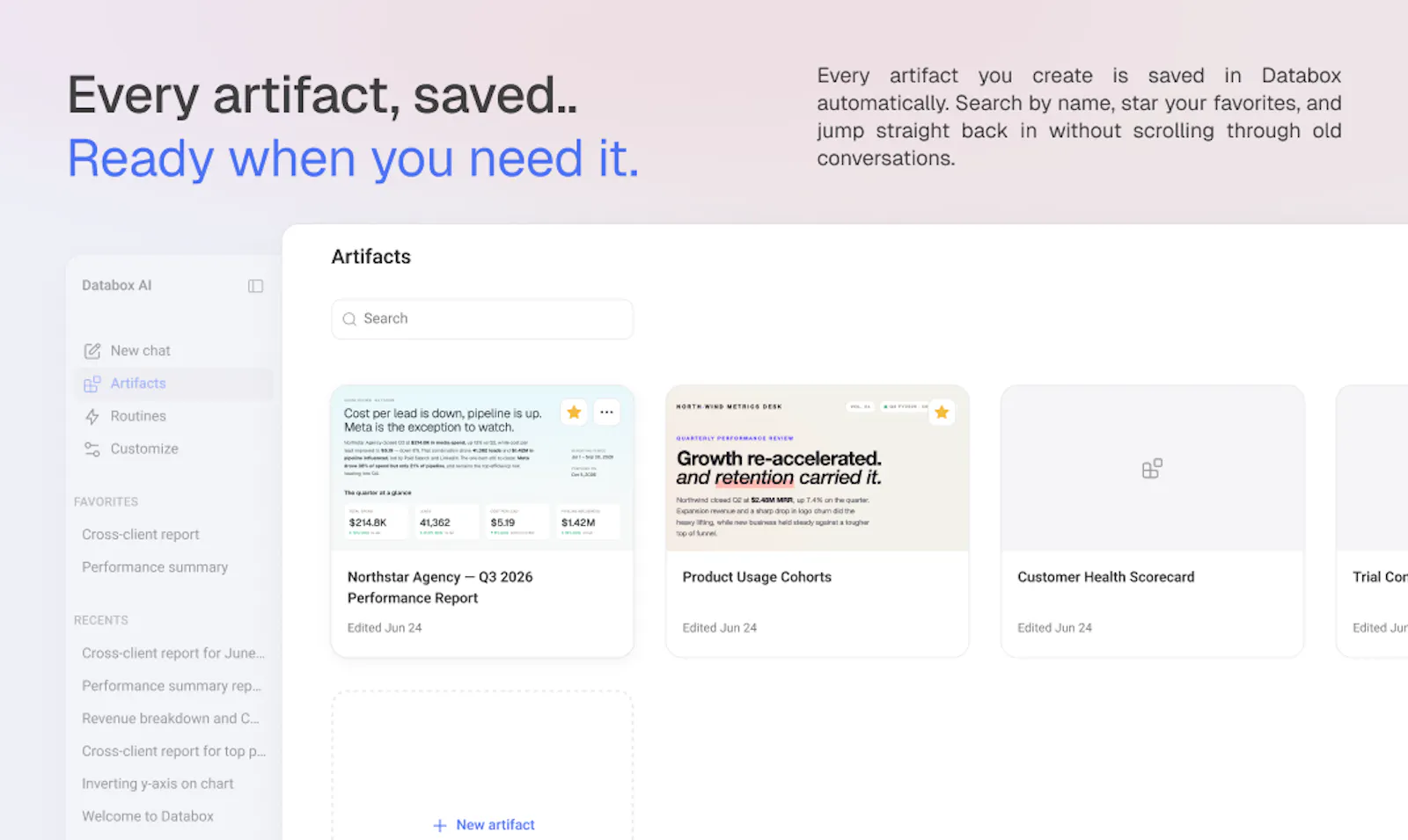 Artifacts by Databox screenshot 8