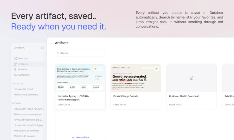 Artifacts by Databox screenshot 8
