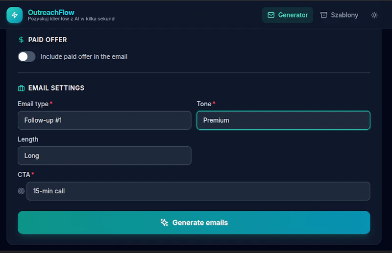 OutreachFlow screenshot 2