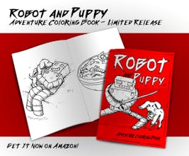 Robot and Puppy: The Coloring Book #1 gallery image