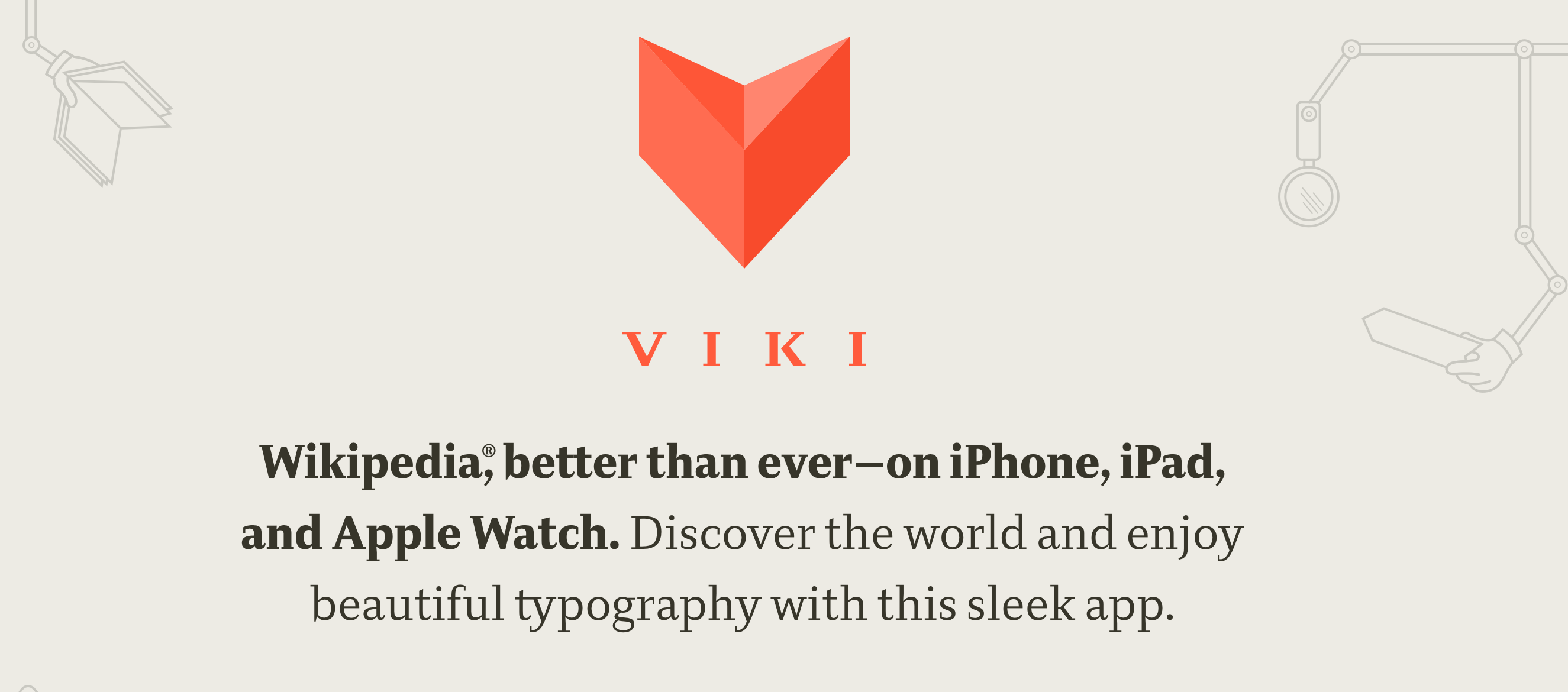 V For Wiki 1 0 A Beautifully Designed Wikipedia App For Ios Product Hunt