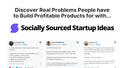 Socially Sourced Startup Ideas gallery image