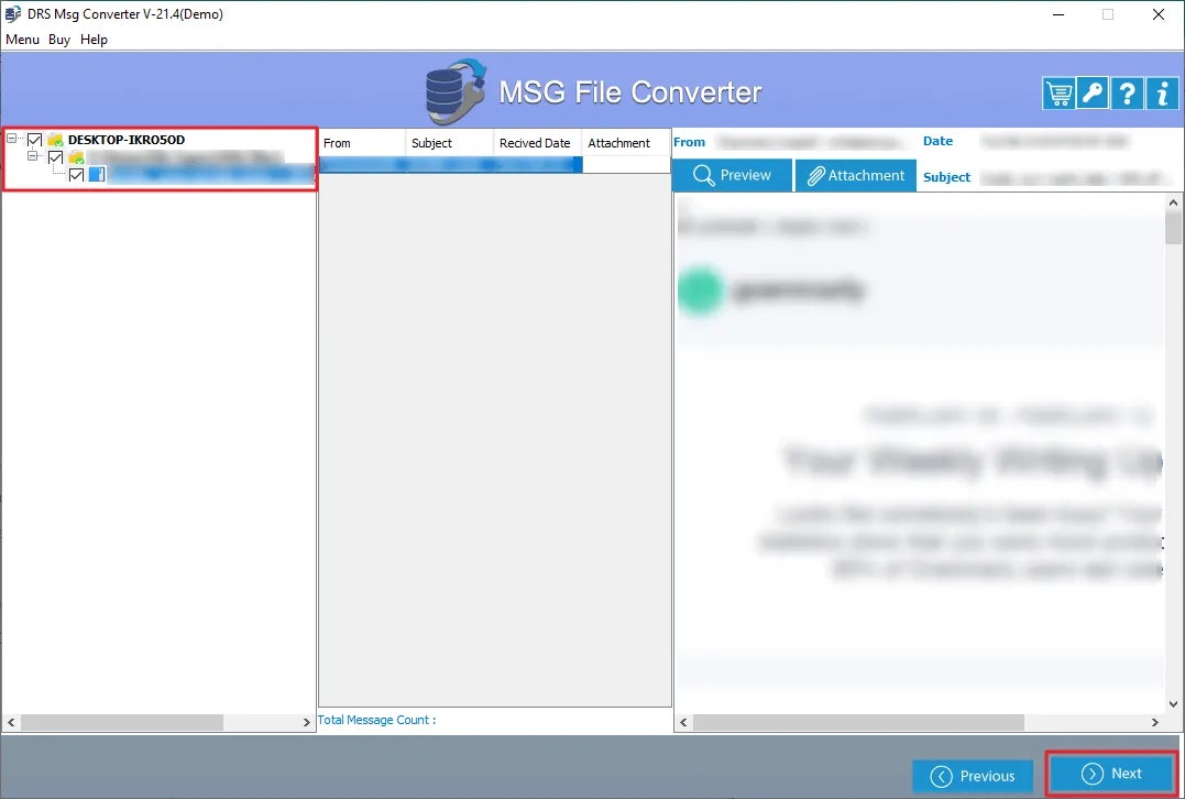 MigrateEmails MSG Converter - Safe и надежный инструмент MigrateEmails MSG Converter медиа 2