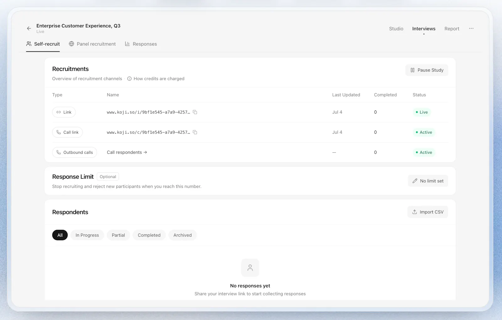 Koji AI-Native Research Platform screenshot 3