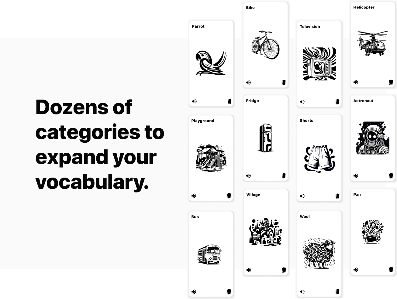 Language Vocabulary Flashcards gallery image