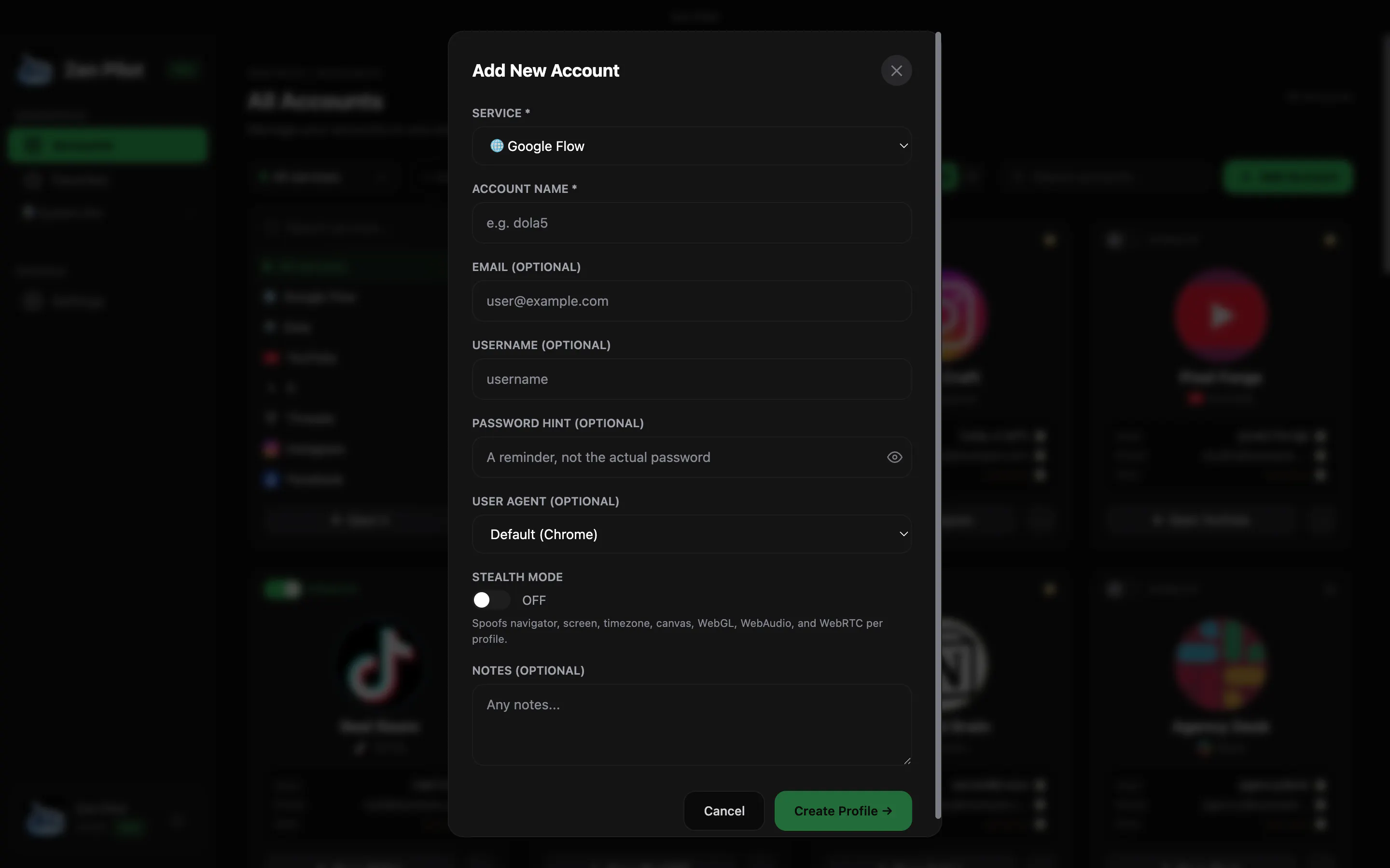 ZenPilot-multi account browser workspace gallery image
