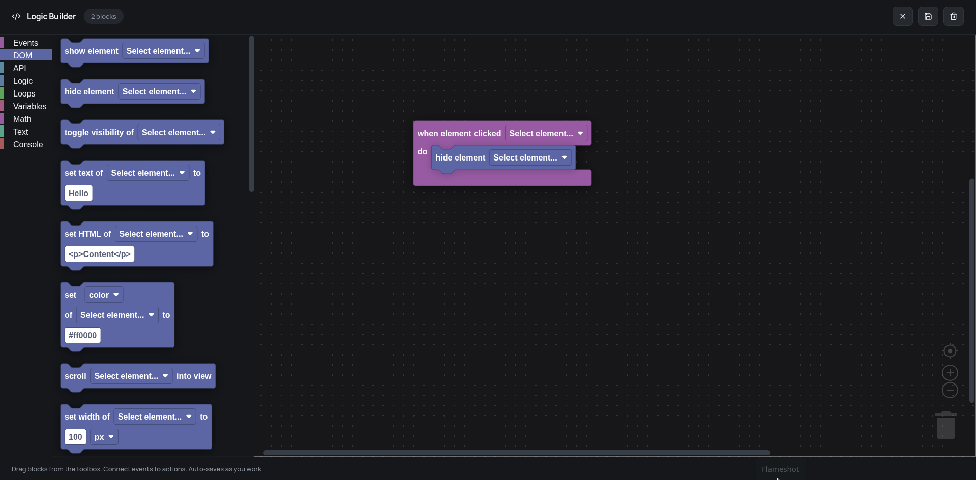 Dialyma opensource canvas based builder gallery image