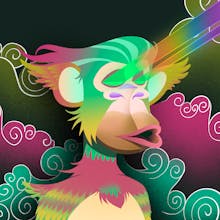 Colorful Bored Ape Yacht Club gallery image