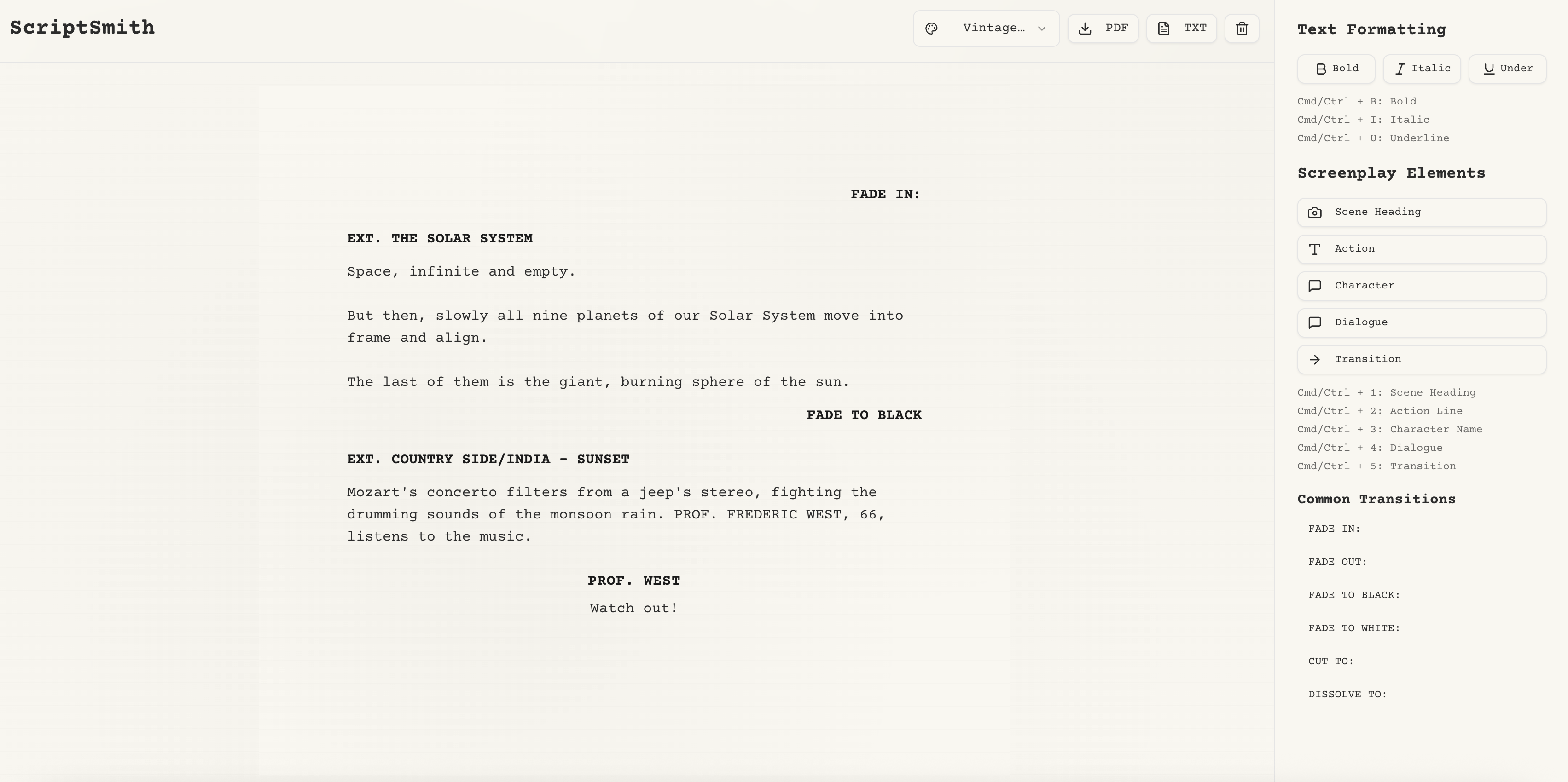 ScriptSmith gallery image