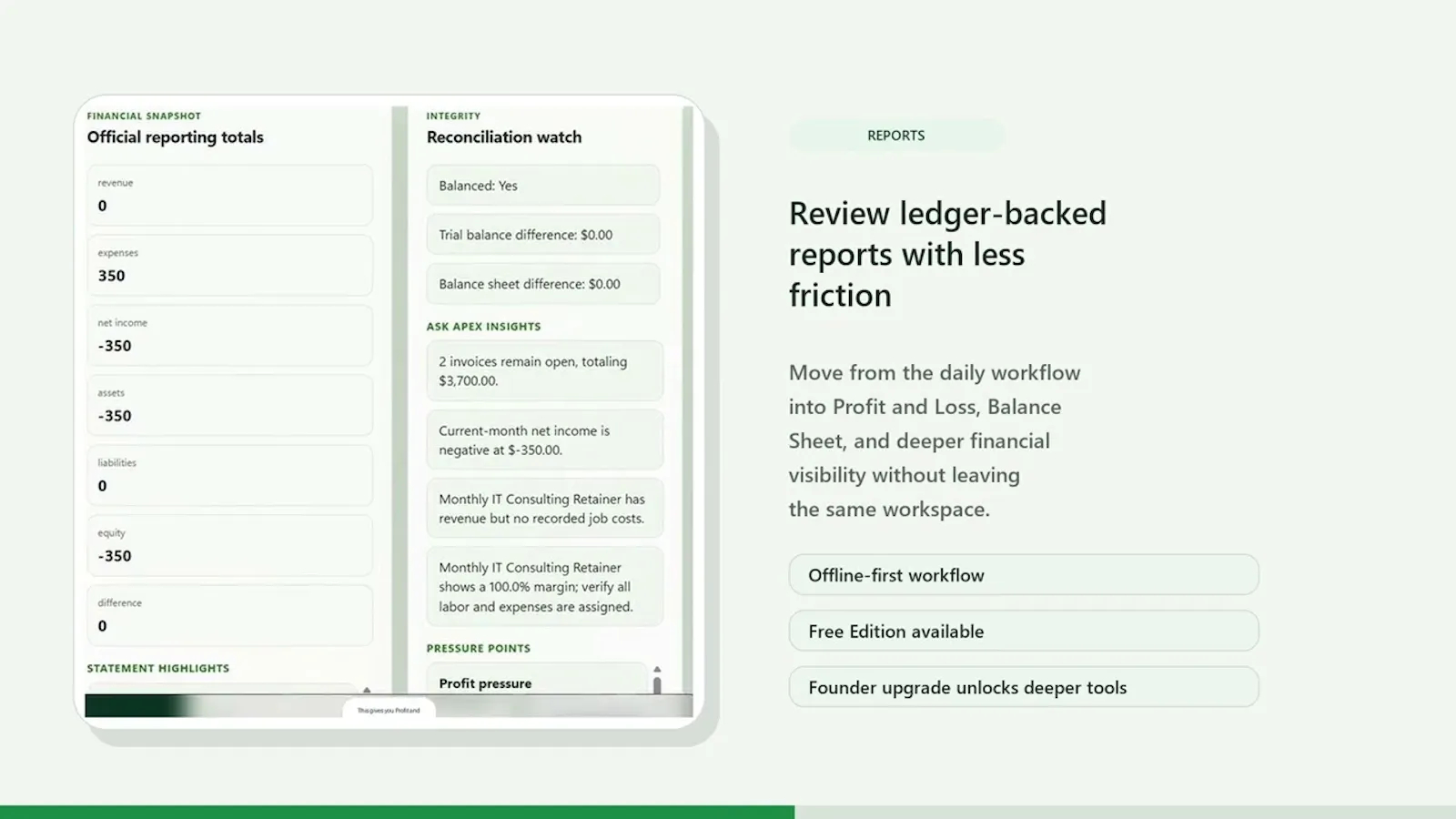 Apex Ledger Pro screenshot 1 (video preview)