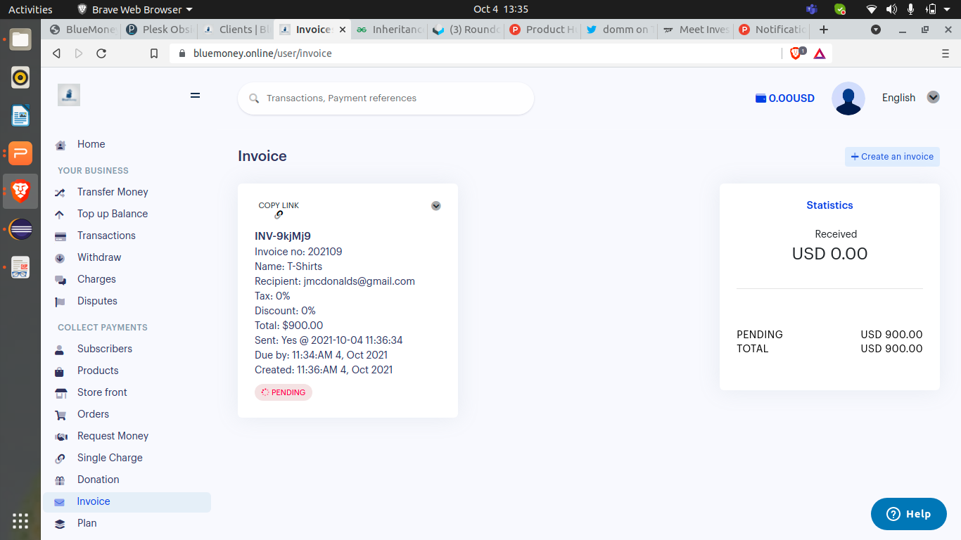 BlueMoney Business Wallet gallery image