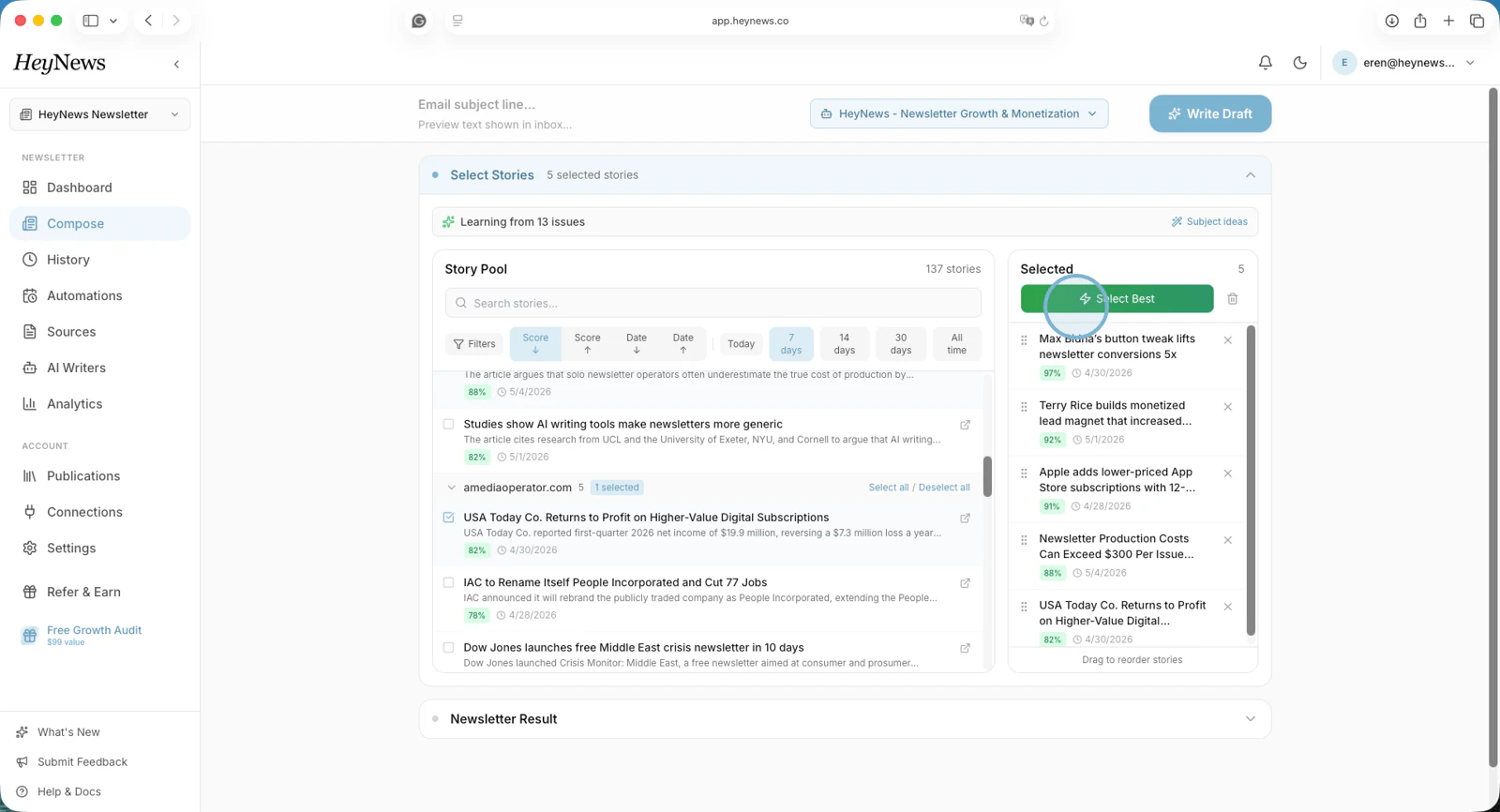 HeyNews screenshot 4