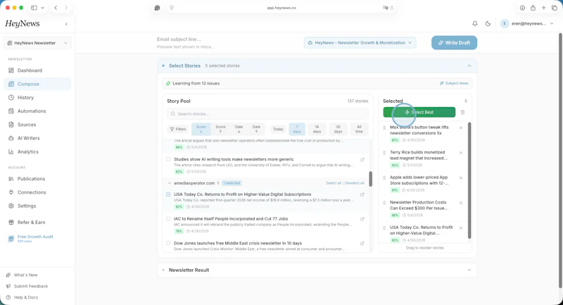 HeyNews screenshot 4
