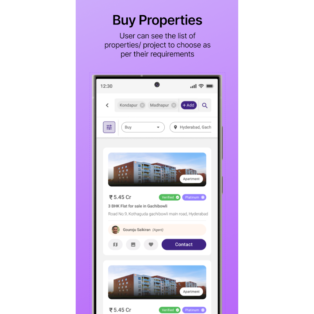 properties.market - Screenshot 2 showing product features and functionality
