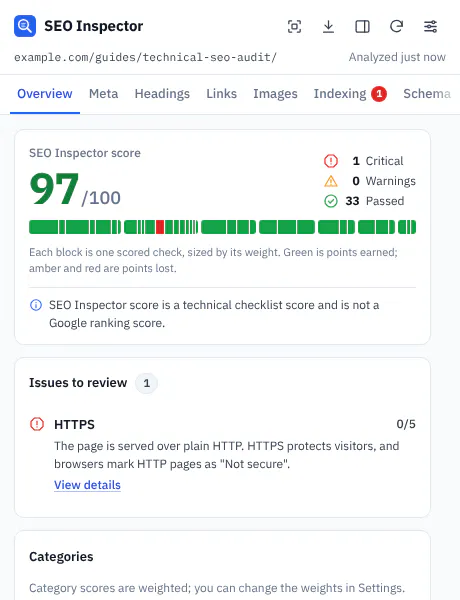 SEO Inspector gallery image