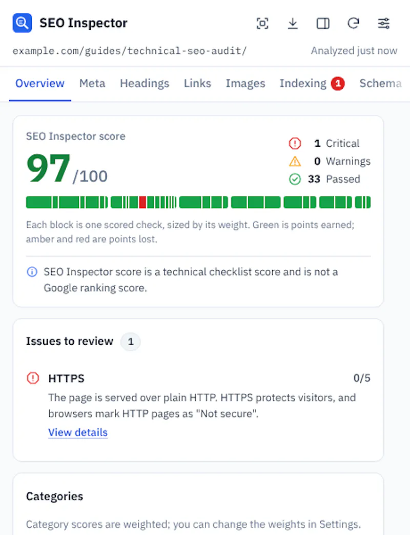 SEO Inspector screenshot 5