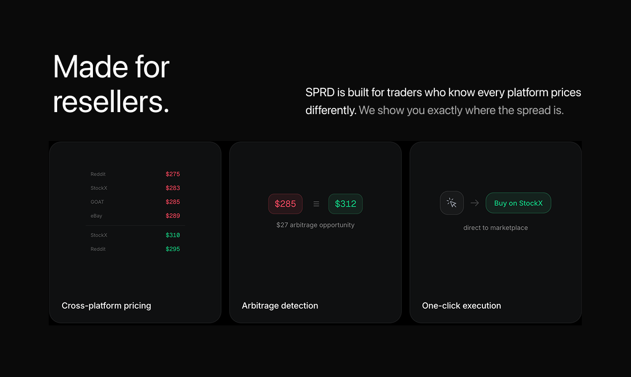 SPRD - Screenshot 2 showing product features and functionality