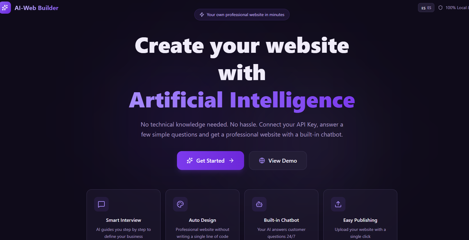 one-click-web-for-building gallery image
